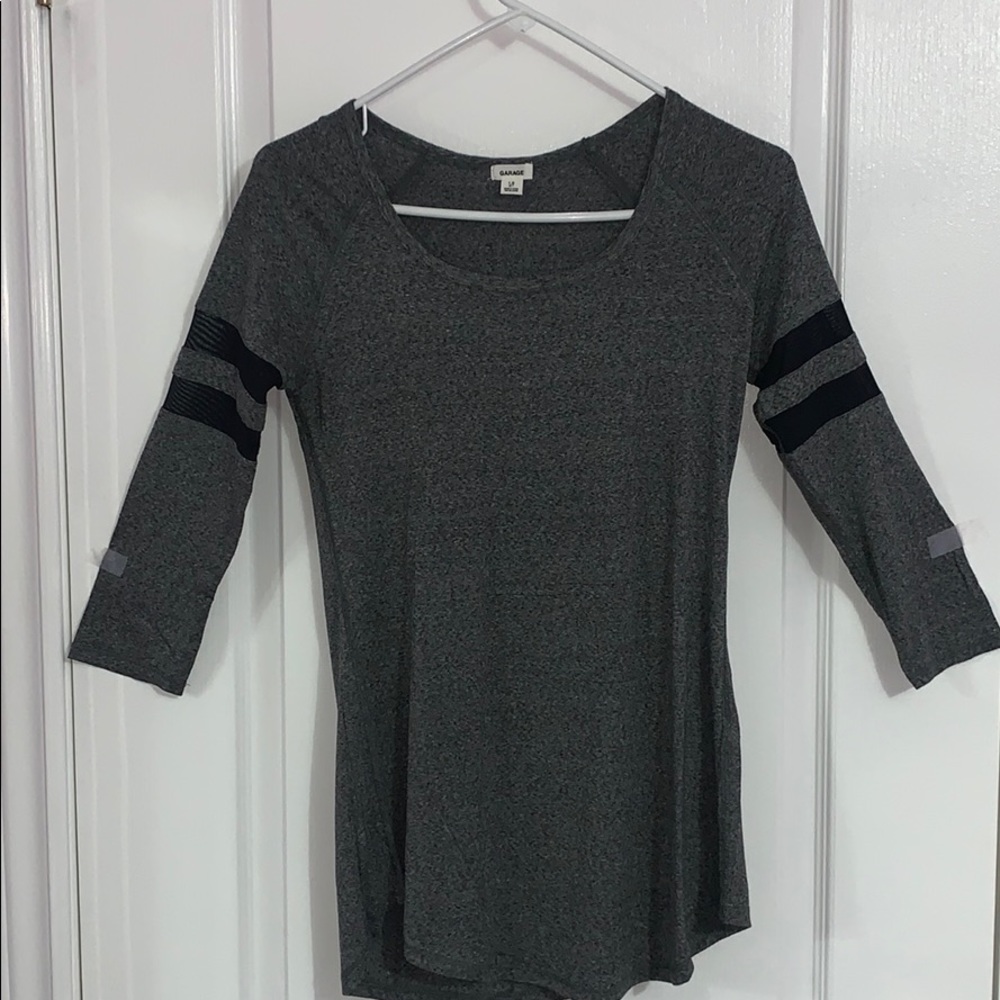 Garage Long Sleeve Grey Top